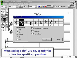 Using clefs