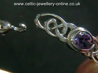 Celtic Bangle - Sterling Silver DWA343