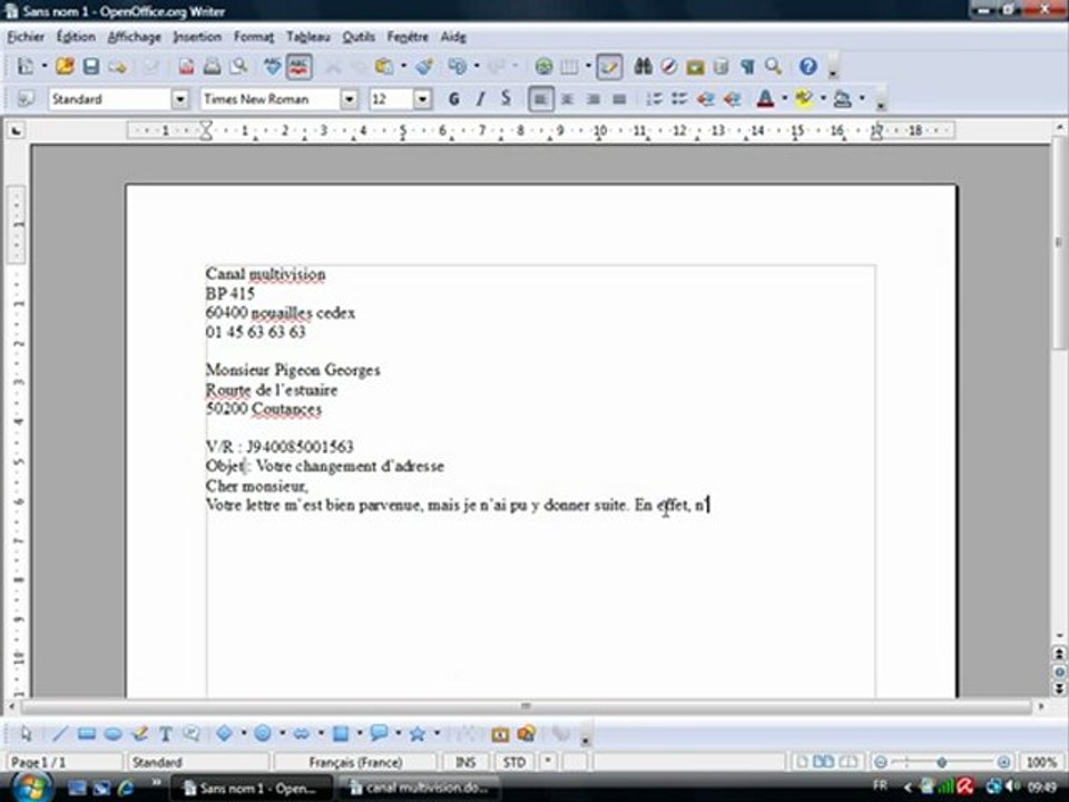Traitement Texte 1.1 "La saisie de texte"