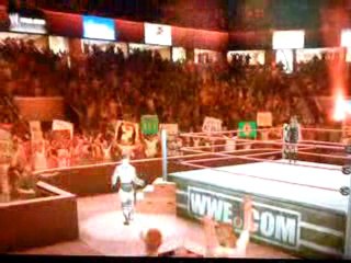 mon entréé de smackdown vs raw 2010 sur PS3