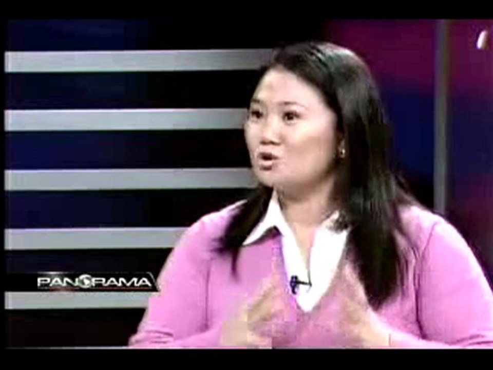 COMPLACIENTE ENTREVISTA DE PANORAMA A KEIKO FUJIMORI 1/2