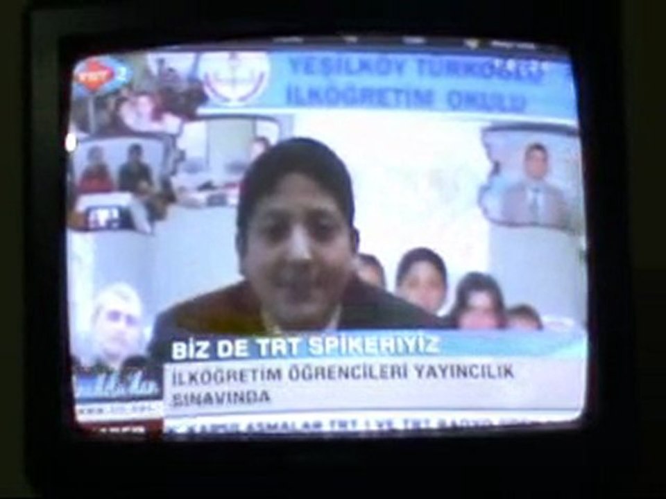 YEŞİLKÖY TÜRKOĞLU İLKÖĞRETİM OKULU TRT2 DE
