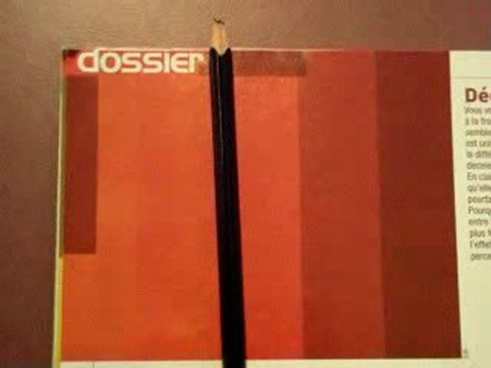 Experience - Les teintes de rouge