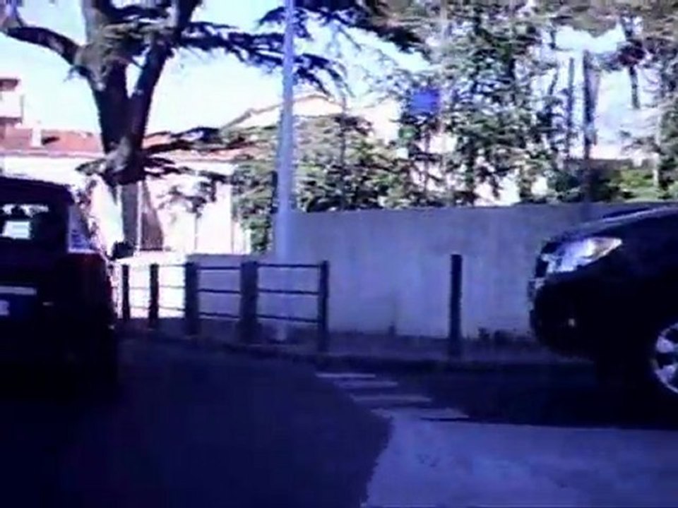 Test de la caméra X-Snipe 300 vtt descente(en ville)