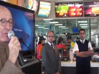 PDG Mcdonalds Mr alami a oujda convention avec Nour benazzi