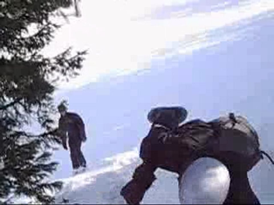 snowscoot sur les pistes