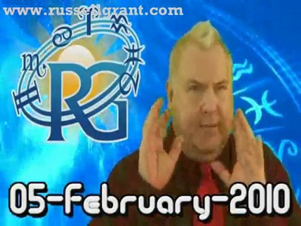 RussellGrant.com Video Horoscope Virgo February Friday 5th