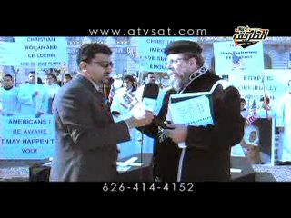 Coptic rally in San Francisco, January29 , 2010 part1