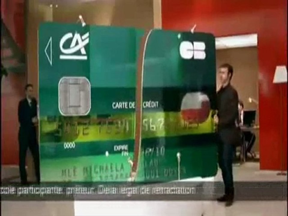 Carte double action crédit agricole parodie