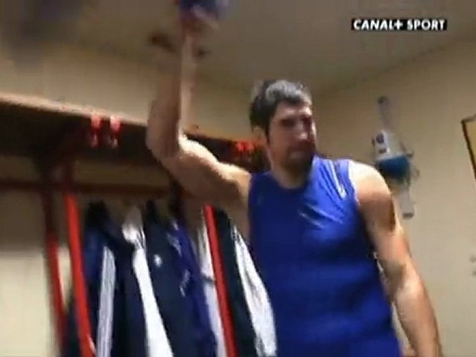 Danse de Luc Abalo et Nikola Karabatic