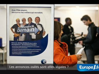 Les annonces osées sont-elles légales ?