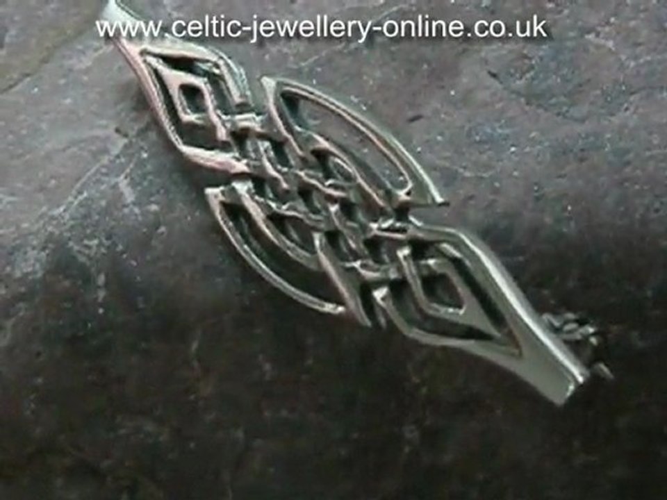 Celtic Brooch - Sterling Silver DWA364