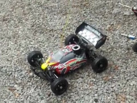 BUGGY RC NITRO 1/8 CAR neige 4x4 REELY Modélisme