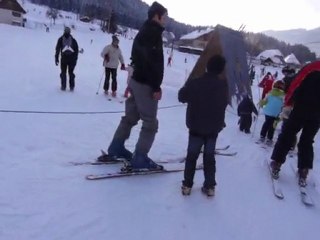 Loumsi : premiers pas sur les skis