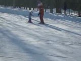 Zélia 30 janvier - 2ième cours de ski 2