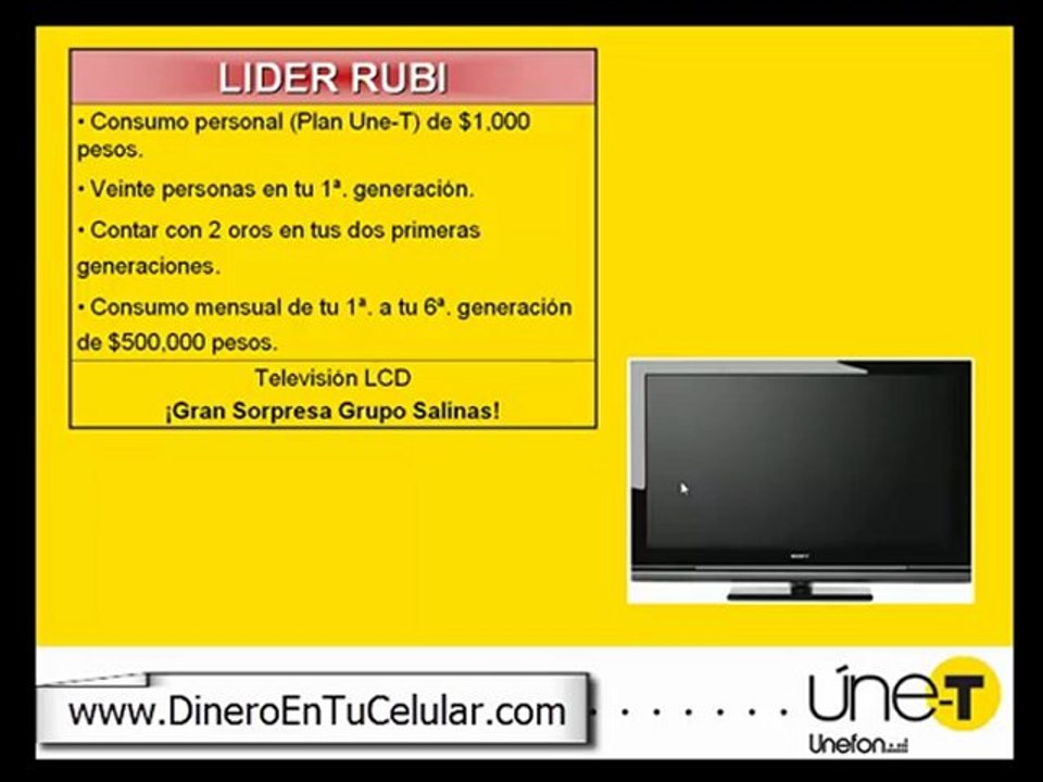 www.DineroEnTuCelular.com Premios Une-t