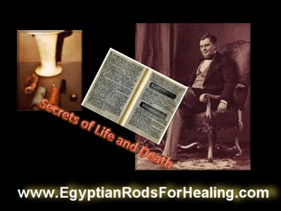 Egyptian Healing Rods Balance Chakras in Human Aura Energy