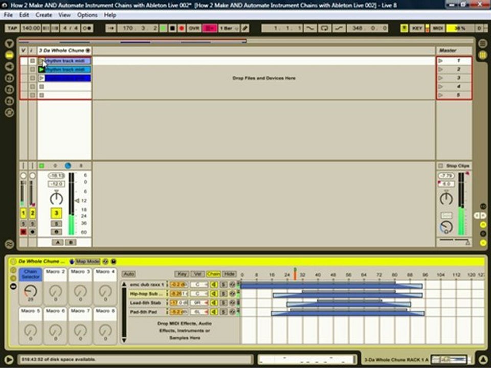 How 2 Make AND Automate INSTRUMENT Racks with Ableton Live video
