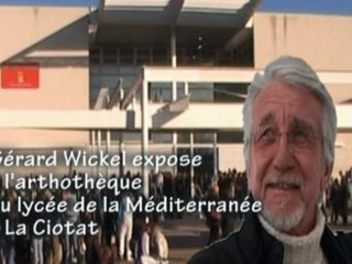 Gérard WICKEL à l'Artothèque du Lycée de la Méditerranée