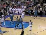 Erick Dampier takes the pass and finishes with authority.