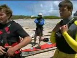 kayak de mer dans le raz de sein, pointe du raz