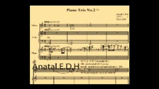 (Anatal.E.D.H) Piano Trio No.2 1st Allegro piacevole