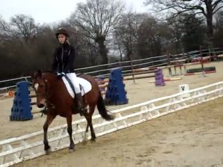 dressage martigné 24/01/10 léa + kiwen Club 3 GP