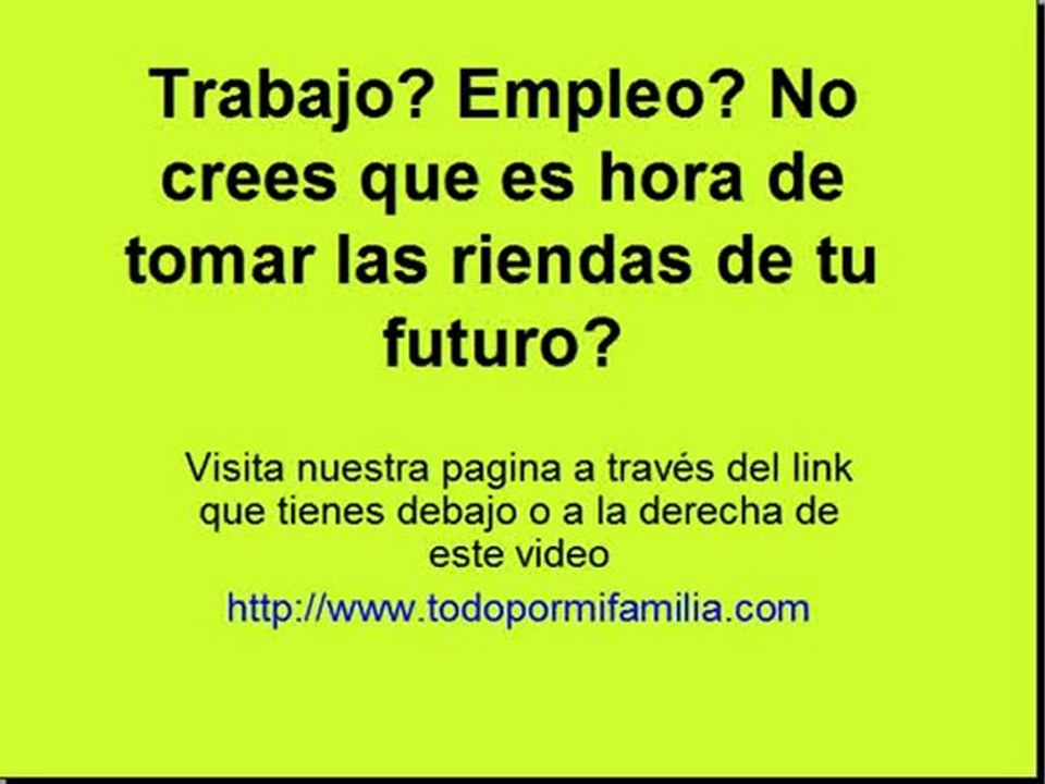 Buscar trabajo? Buscar empleo?