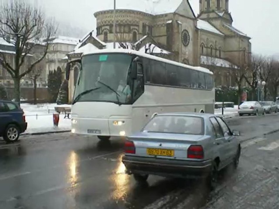 La Bourboule: Départ de la navette pour le Sancy