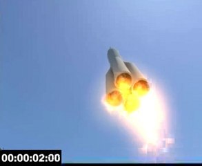 Fusée 3D maya
