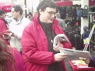 Campagne Huchon 2010 le 06/02 à Boulogne-Billancourt