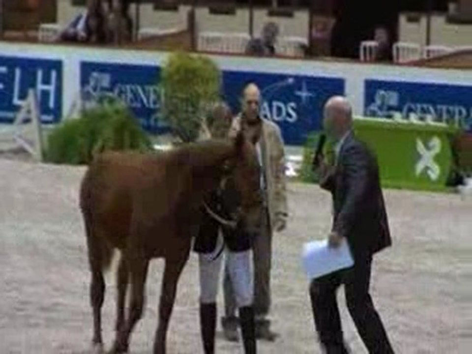 Un poulain, Virtuose d'Euskadi offert à Marcus Ehning