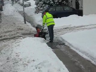 la " tondeuse " à neige
