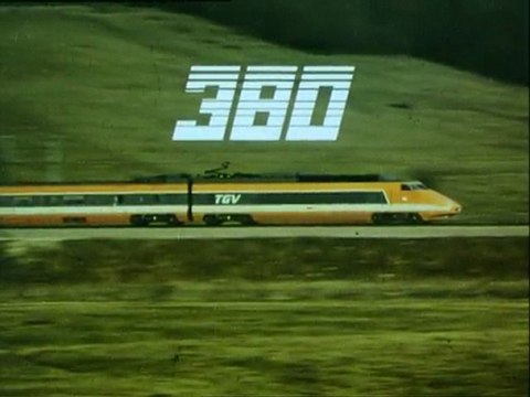 SNCF Archives : Record du monde TGV 1981 (380 km/h)