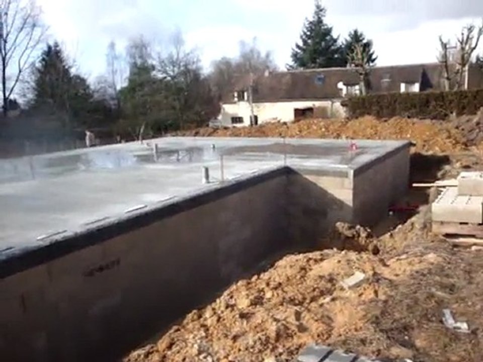 la dalle de béton