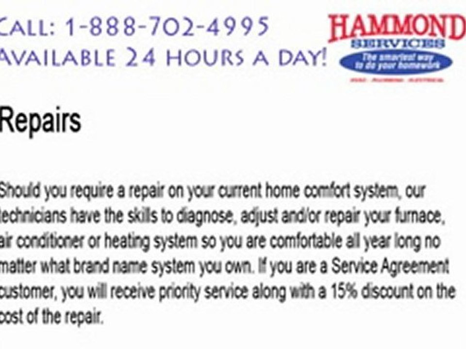 Video About Hammond Services