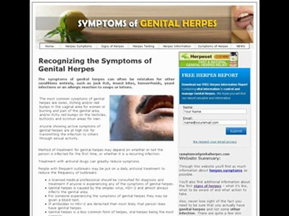 Herpes symptoms The Pros and Cons of Genital Herpes Treatmen