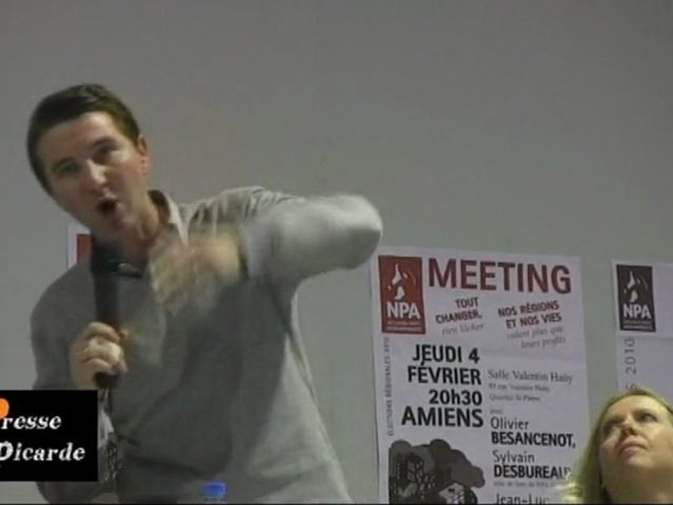 Olivier Besancenot  en Picardie pour les Regionales