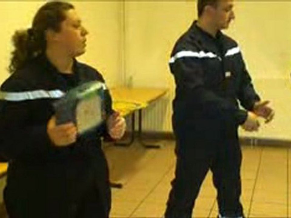 Remise d'un défibrillateur au gymnase d'Argelès