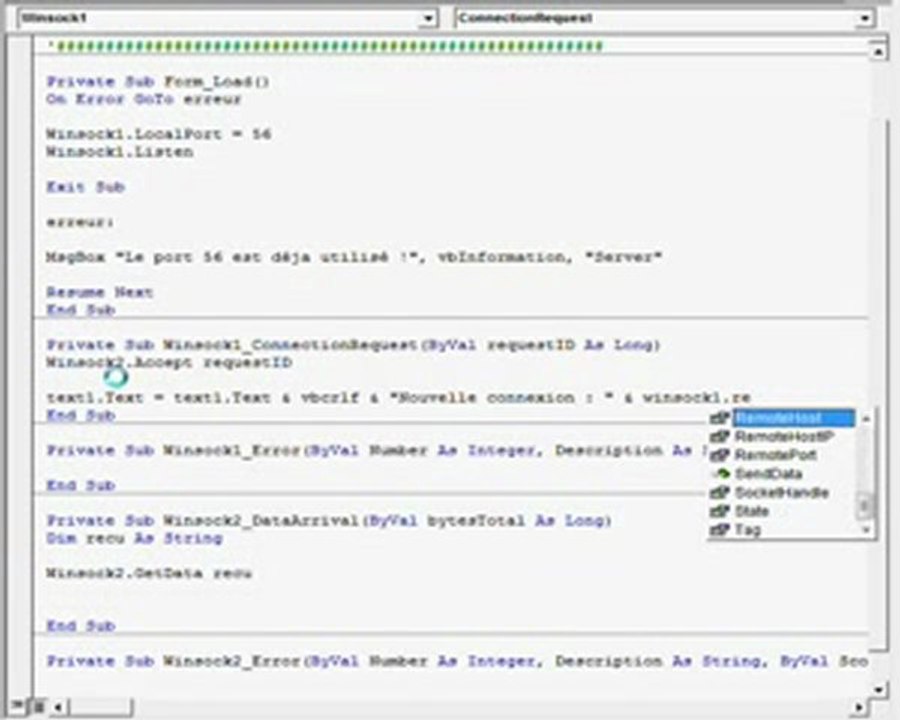 VB6 Winsock