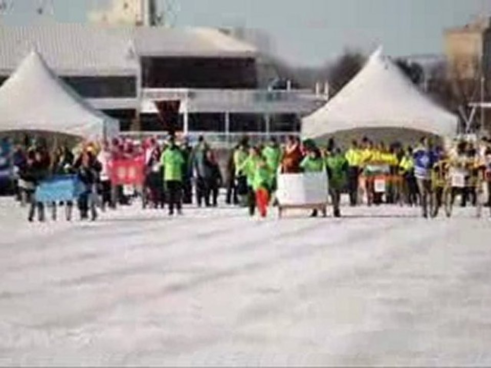 Bal de neige 2010 - Course de lits