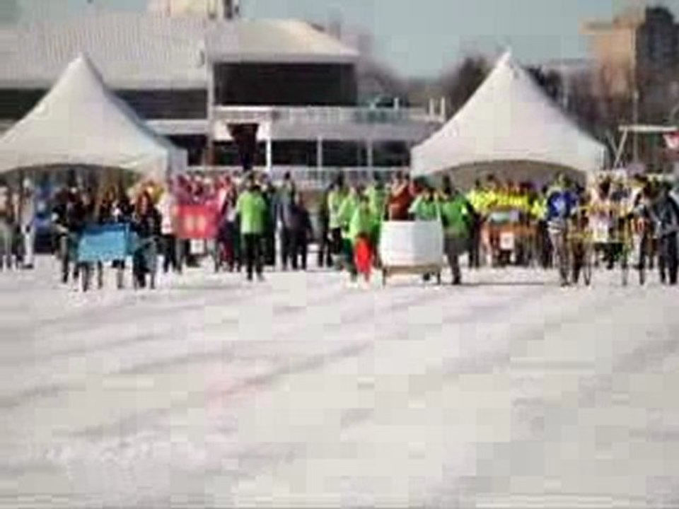 Bal de neige 2010 - Course de lits