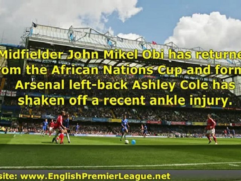 Chelsea vs Arsenal 7 Feb 2010 Pre-Match Highlights