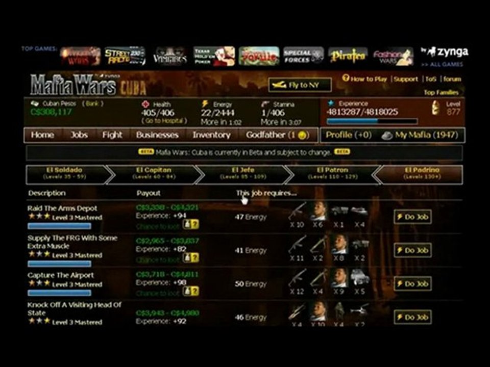 Mafia Wars Blueprint-Strategy Guide, Myspace/Facebook  *HOT*