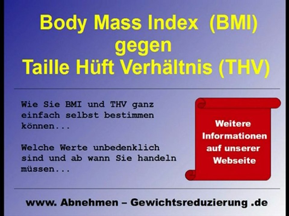 Body mass index und taille hüft verhältnis