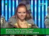 Fur fashion on Miss Polonia 2005