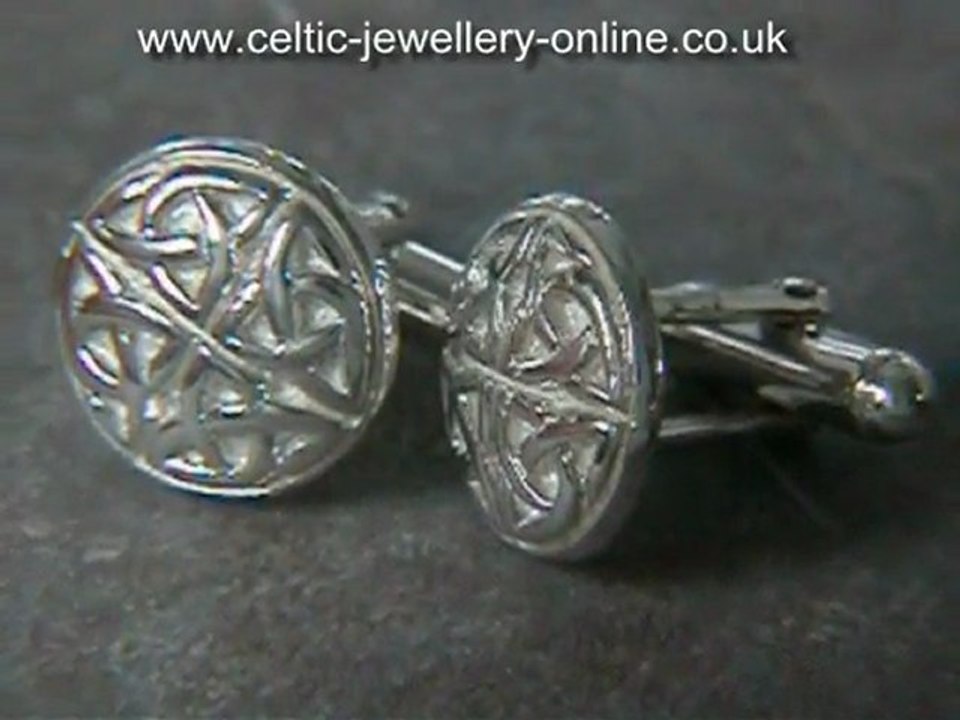 Celtic Cufflinks - Sterling Silver DWA378