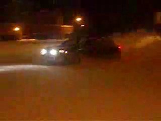 Subaru WRX snow drift