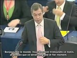 Parlement Strasbourg - Nigel Farage