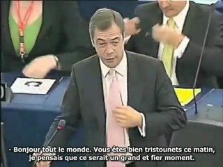 Parlement Strasbourg - Nigel Farage